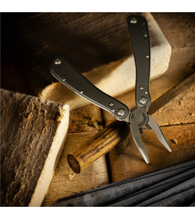 Мультитул 9в1 TheGeneral OmniI з набором викруткових біт, 165 мм, в чохлі