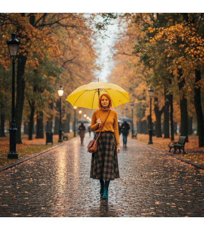 Парасоля-тростина напівавтоматична Bergamo Toprain