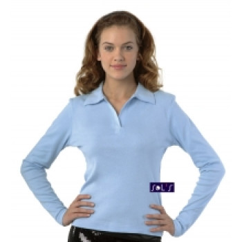 Лонгслів поло жіночий SOL'S Pulp