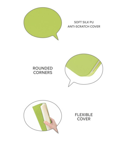 Блокнот в лінію А5 Thinkme Gracy, м'яка обкладинка