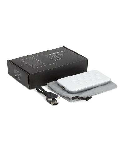 Повербанк 4000 mAh Bergamo Bubble Bang Lightlogo, світлодіодний індикатор