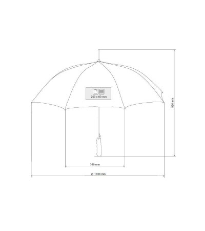 Зонт трость автомат. SUPERSTAR