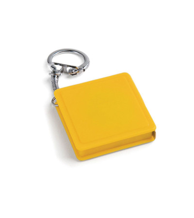 Брелок-рулетка из пластика в цветном корпусе 3941 на 1 метр под печать