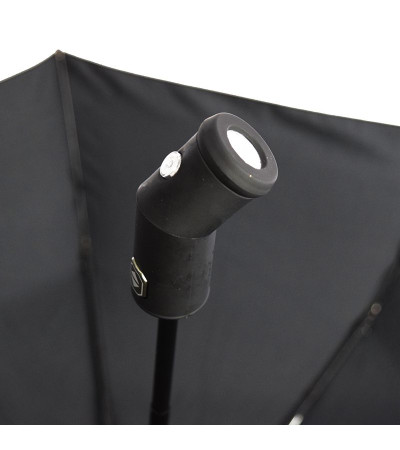 Зонт складной LIGHT, фонарь, антишторм