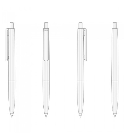 Аутентичная шариковая ручка Basic new (Ritter Pen) 19300 под нанесение логотипа