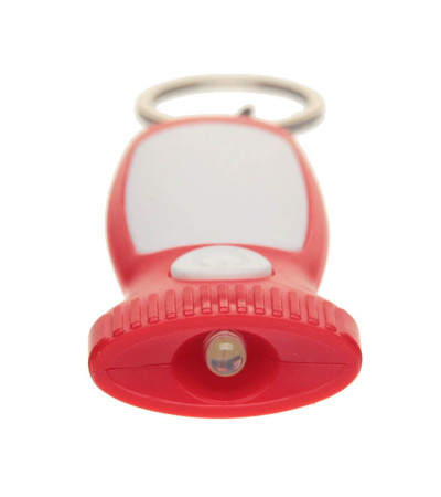 Брелок-фонарик из пластика, в цветном корпусе 904079 под печать логотипа