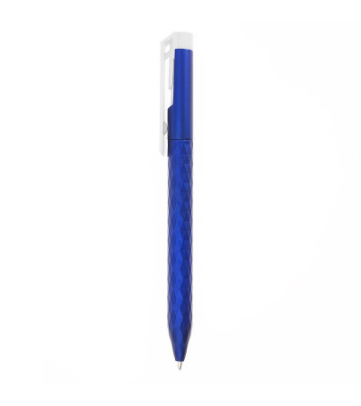 Стильная пластиковая шариковая ручка с необыкновенными гранями Metallic под логотип