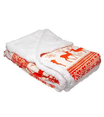 Плед двухсторонний шерповый TM "Sun Line" 420 г/м²