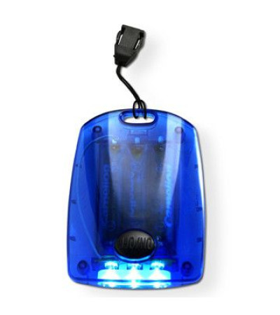 Фонарик в прозрачном корпусе на шнурке для шеи 952984 под печать логотипа