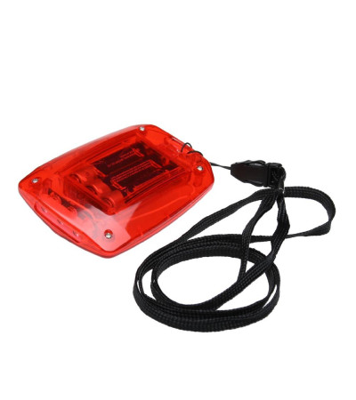 Фонарик в прозрачном корпусе на шнурке для шеи 952984 под печать логотипа