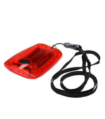 Фонарик в прозрачном корпусе на шнурке для шеи 952984 под печать логотипа