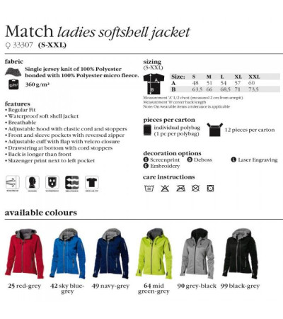 Куртка 'Softshell Lady' (Slazenger) 33307