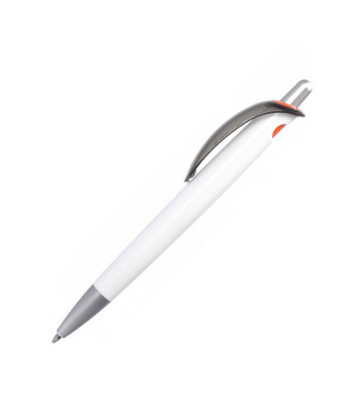 Ручка под моделью Roma из пластика, ТМTotobi с полупрозрачным клипом под печать