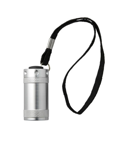 Компактный металлический фонарик с яркими LED диодами 104166 под гравировку