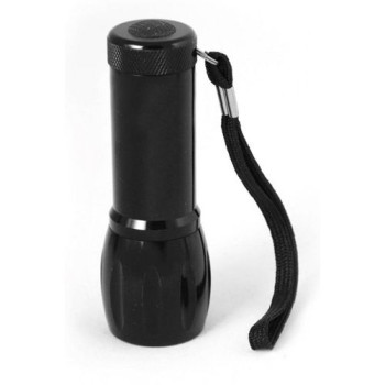 Ліхтарик з міцного металу в кольоровому корпусі і LED діодами ТМ Бергамо LD1006 під гравіювання