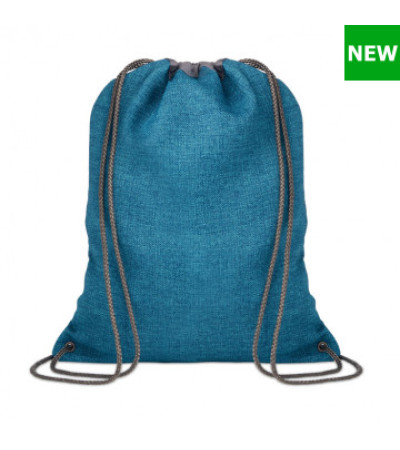 Рюкзак-мешок TOCAYO с полиэстера 1200D с 2-мя серыми лямками, 35х43 см