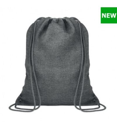 Рюкзак-мешок TOCAYO с полиэстера 1200D с 2-мя серыми лямками, 35х43 см