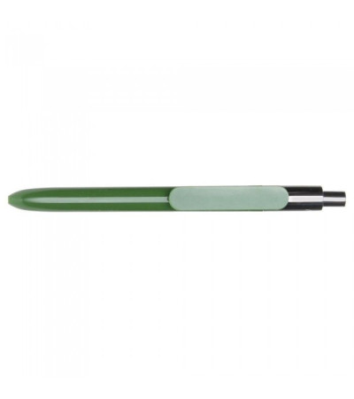 Ручка с хромированным верхом в пластиковом корпусе 381008 под печать логотипа