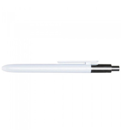 Ручка с хромированным верхом в пластиковом корпусе 381008 под печать логотипа