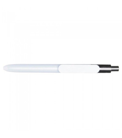 Ручка с хромированным верхом в пластиковом корпусе 381008 под печать логотипа