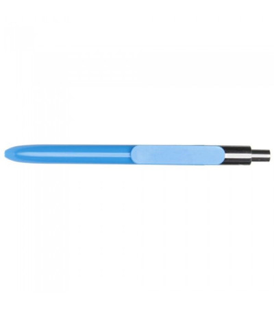 Ручка с хромированным верхом в пластиковом корпусе 381008 под печать логотипа