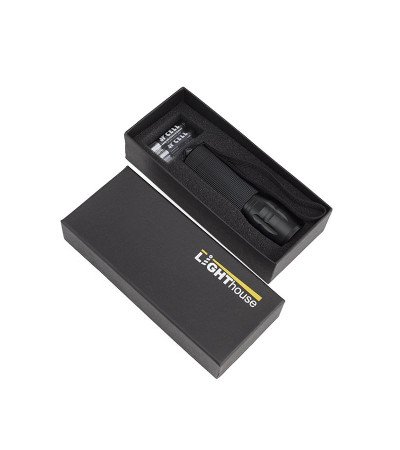 Супер фонарь влагозащищенный Pocket с LED диодами и линзой в металлическом корпусе с 3 режимами работы под гравировку