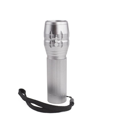 Супер фонарь влагозащищенный Pocket с LED диодами и линзой в металлическом корпусе с 3 режимами работы под гравировку