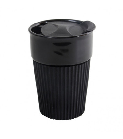 Керамическая  чашка AFINA BLACK 400 мл