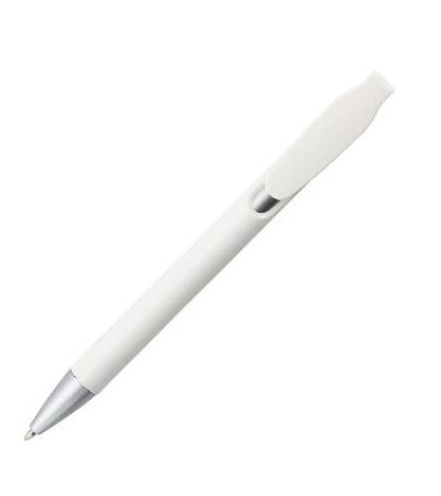 Ручка Nika в пластиковом цветном корпусе и клипом на кнопке под нанесение логотипа