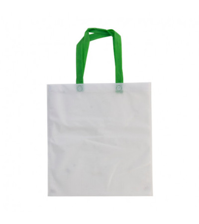 Сумка POINT WHITE из нетканого материала 80 г / м2 с ручками длиной 55 см, 38х41 см