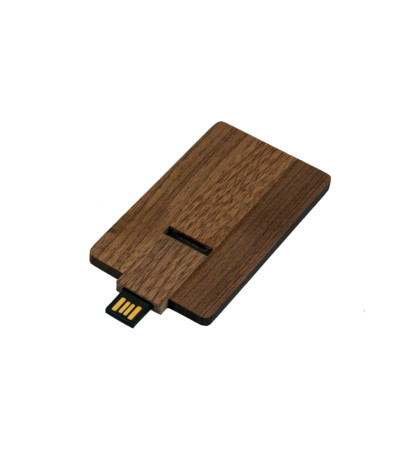 Флешка карточка из дерева 4Гб, 8Гб, 16Гб, 32Гб, 64Гб
