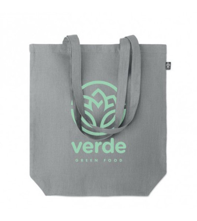 Сумка для покупок под названием NAIMA TOTE, изготовлена из конопли, с длинными ручками, под логотип