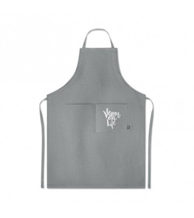 Кухонный фартук с названием NAIMA APRON, из плотной, конопляной ткани под нанесение