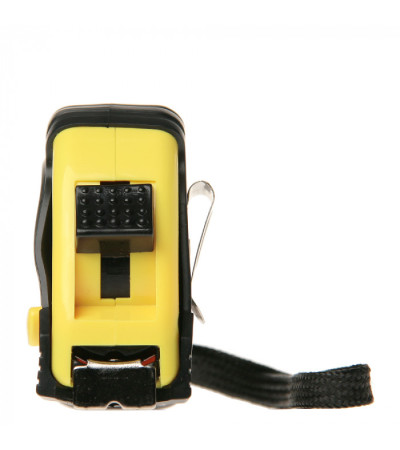 Пластиковая рулетка, 90403235,  в резиновом корпусе, 5 метров с фиксатором, под нанесение