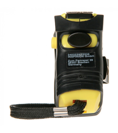 Пластиковая рулетка, 90403235,  в резиновом корпусе, 5 метров с фиксатором, под нанесение