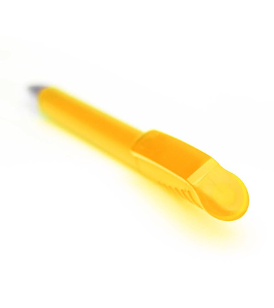 Ручка под моделью Top Spin в прозрачном пластиковом корпусе, производства Ritter Pen 00083 под печать