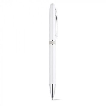 Ручка в елегантному виконанні, під моделлю Lena в пластиковому корпусі і хромованими елементами під логотип