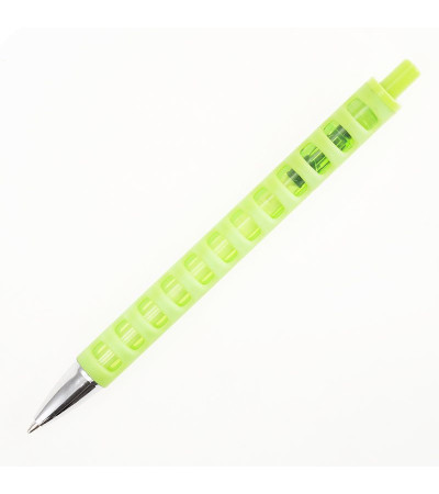 Ручка выполнена в стильном дизайне, из цветного пластика, 2004A, под печать логотипа