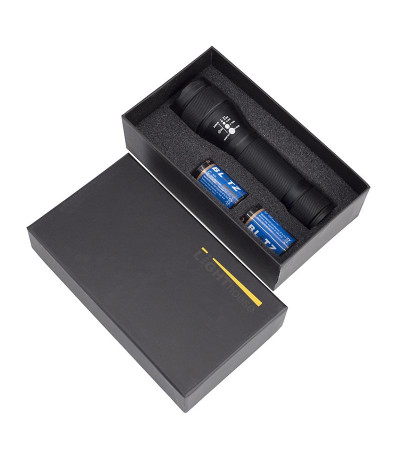 Мощный и надежный фонарь с названием Power S, с влагозащищенным корпусе и LED технологией, луч 200 метров, под логотип