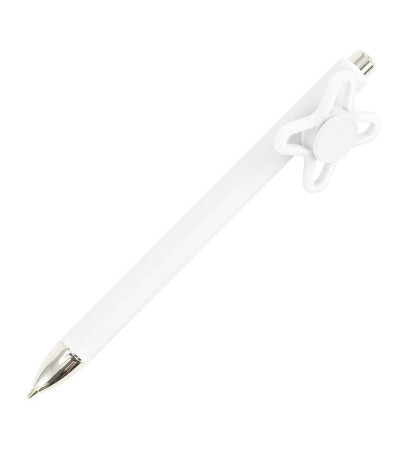 Ручка с названием Spinner в пластиковом корпусе, дополняет ее спиннер под печать логотипа