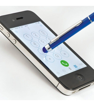 Ручка с названием 215M, от производителя Bergamo в лакированным, металлическом корпусе со стилусом под гравировку