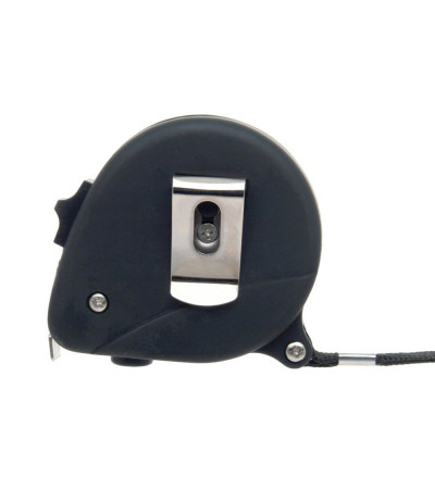 Рулетка в цветном, пластиковом корпусе с фиксатором, длиной 3 метра, 90403245 под логотип