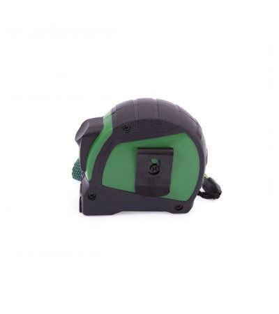 Крепкая, резиновая рулетка с названием Mercure, производства Discover, длиной 5 метров с фиксатором под нанесение