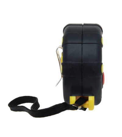 Рулетка 5 метров с фиксатором, в резиновой оболочке и пластиковом корпусе, 90403203, под нанесение