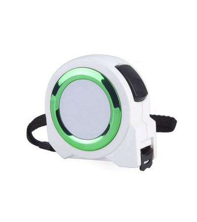 Качественная рулетка с названием Step, длина ленты 3 метра с фиксатором, под тампо-печать логотипа