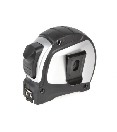 Рулетка с названием Galaxy, в прочным, резиновом корпусом, длина ленты 5 метров с магнитом и фиксатором под печать