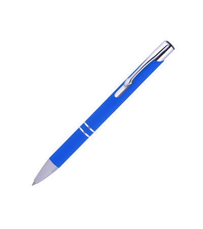 Ручка с названием Ring имеет soft touch покрытие, в металлическом, ярком корпусе под лазерную гравировку