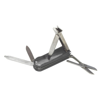 Мультитул для манікюру 4 в 1, з назвою NAIL з якісного металу під нанесення логотипу