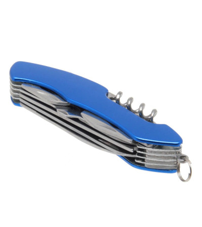 Прочный мультитул 11 в 1, из твердого металла в  цветном корпусе, 903011, под гравировку логотипа