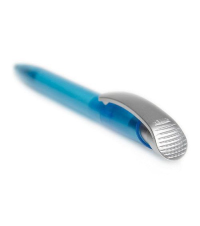 Прозрачная ручка под названием Clear Frozen Silver, от производителя Ritter Pen, 42000, под тампо-печать